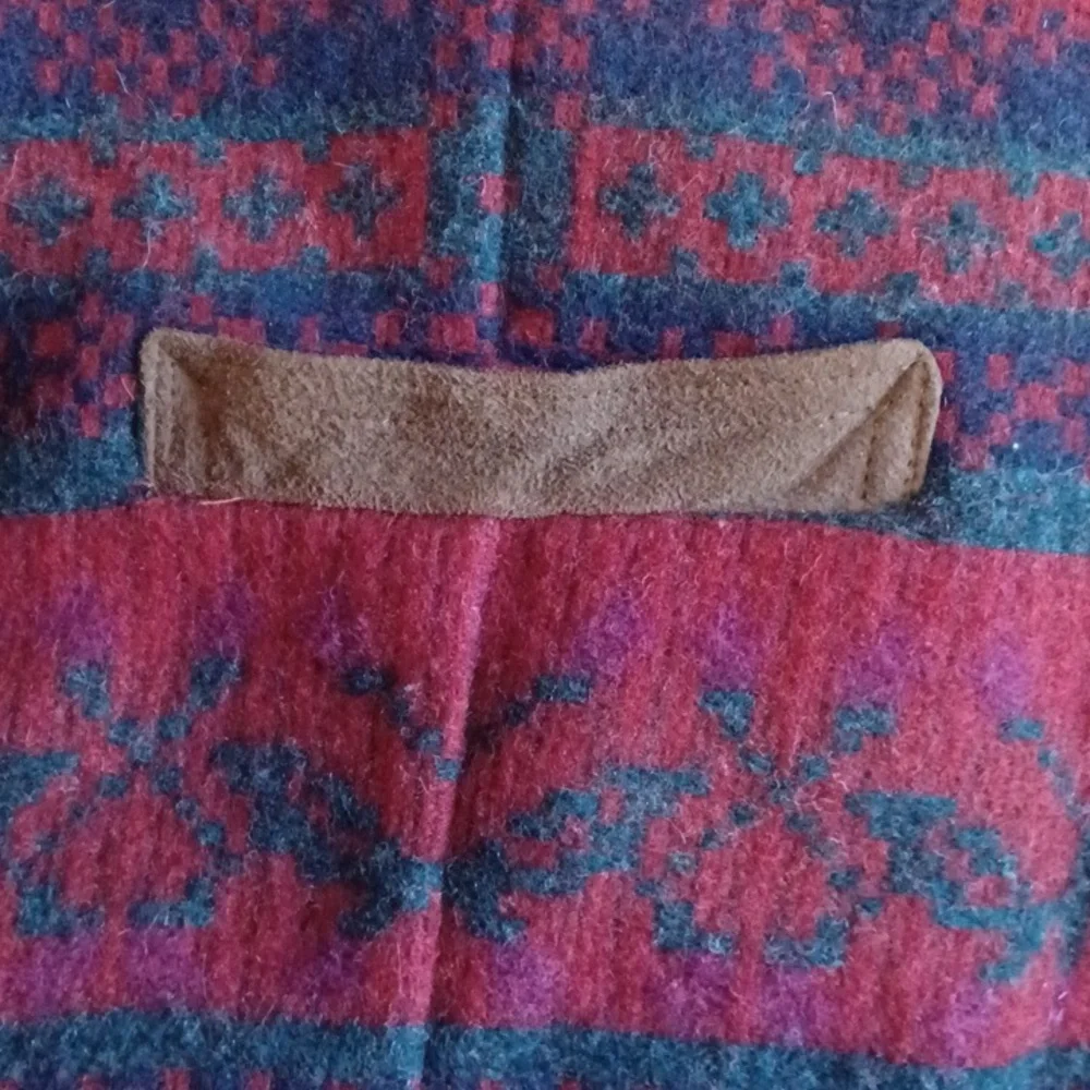 Woolrich Women's Vintage Red Floral Fully Lined Wool Blend Jacket Size XL - Picture 4 of 9